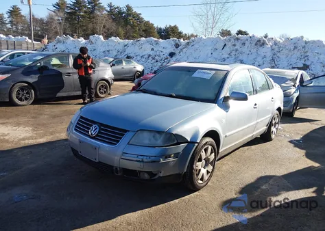 2003 Volkswagen Passat Gls from USA, damaged, VIN WVWPD63B13P345617